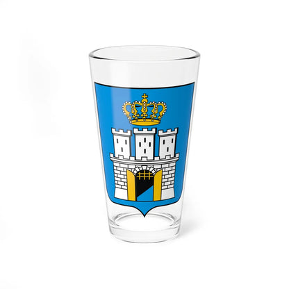 POL Gródek Jagielloński COA (Ukraine) (Coat of Arms) Pint Glass 16oz 16oz - Go Mug Yourself