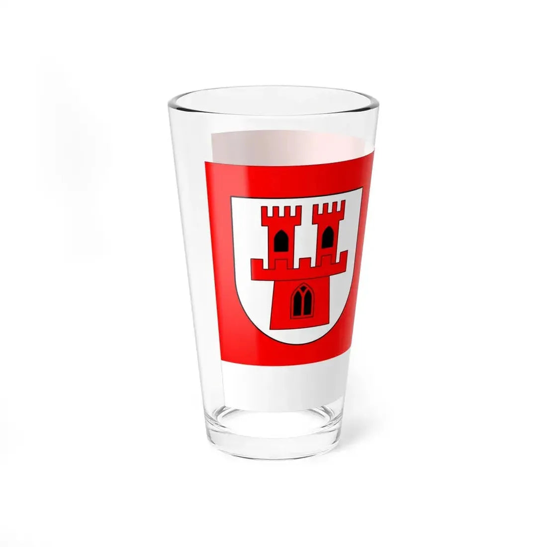 POL Grodkow flag 2 (Poland) Pint Glass 16oz - Go Mug Yourself
