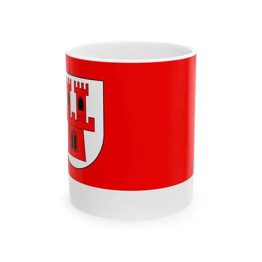 POL Grodkow flag 2 (Poland) White Coffee Mug 11oz - Go Mug Yourself