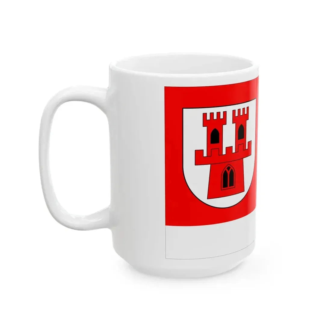 POL Grodkow flag 2 (Poland) White Coffee Mug - Go Mug Yourself
