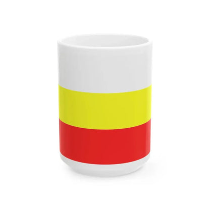 POL grodkow flag (Poland) White Coffee Mug 15oz - Go Mug Yourself