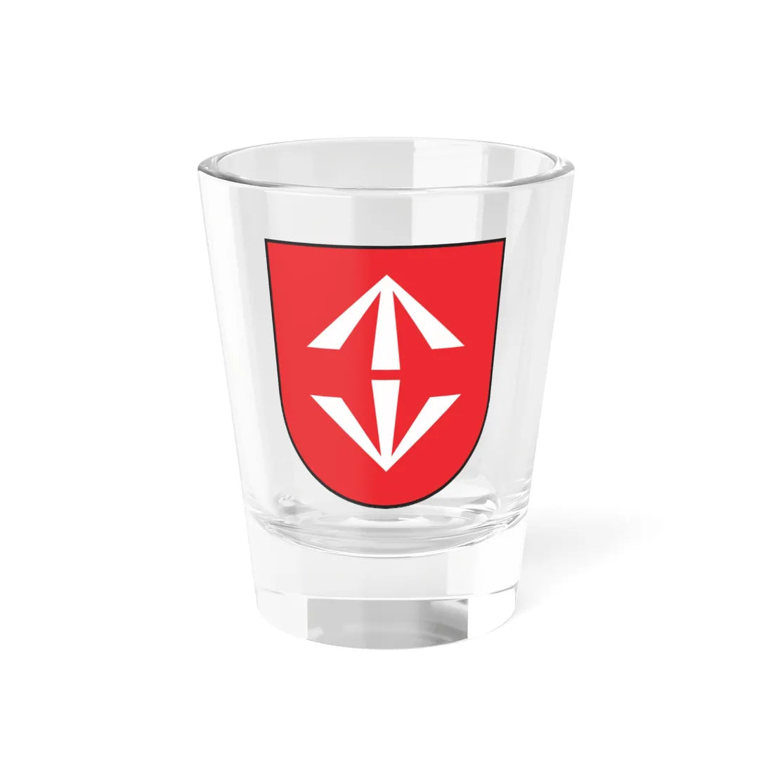 POL Grodzisk Mazowiecki COA (Poland) (Coat of Arms) Shot Glass 1.5oz 1.5oz - Go Mug Yourself