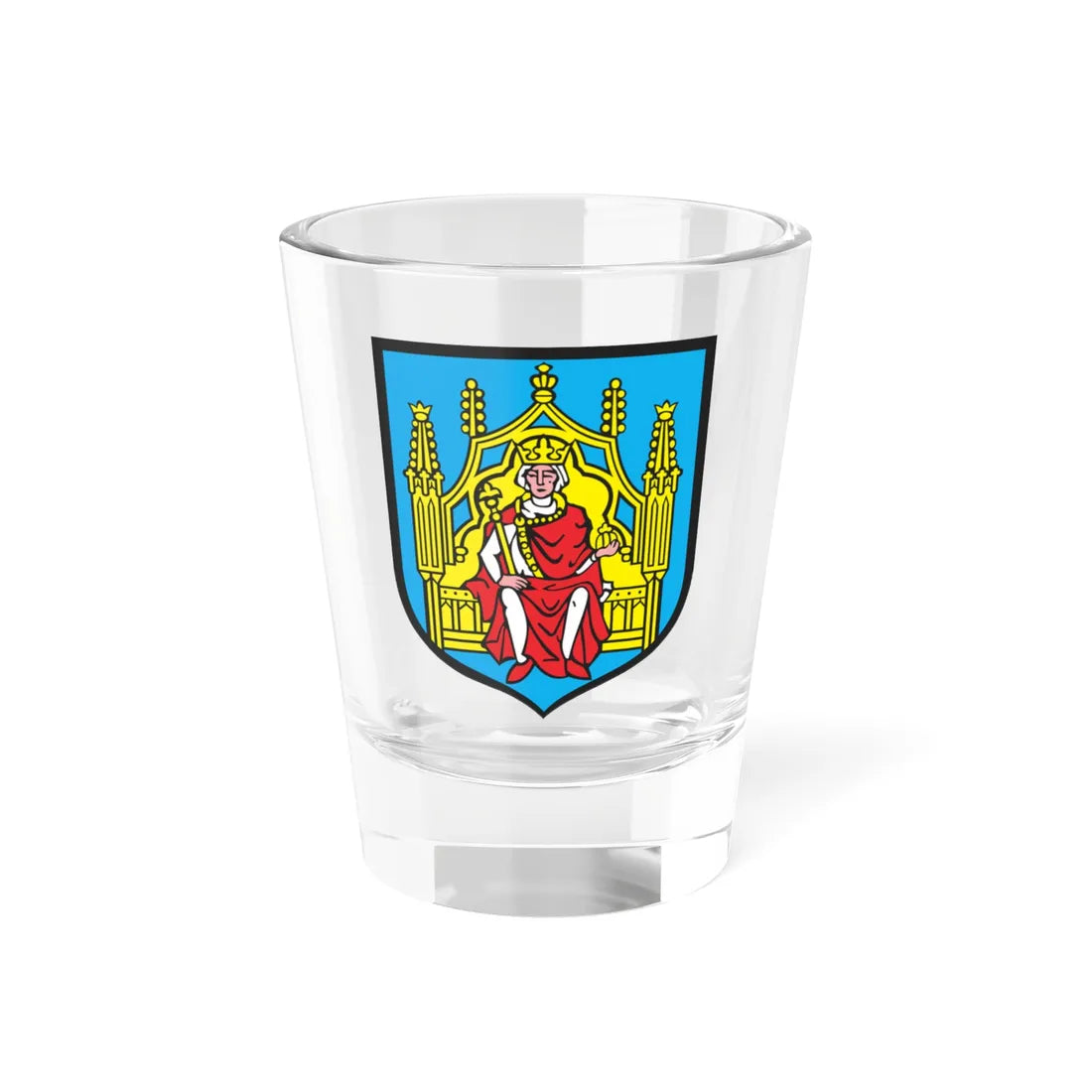 POL Grodzisk Wielkopolski COA (Poland) (Coat of Arms) Shot Glass 1.5oz 1.5oz - Go Mug Yourself