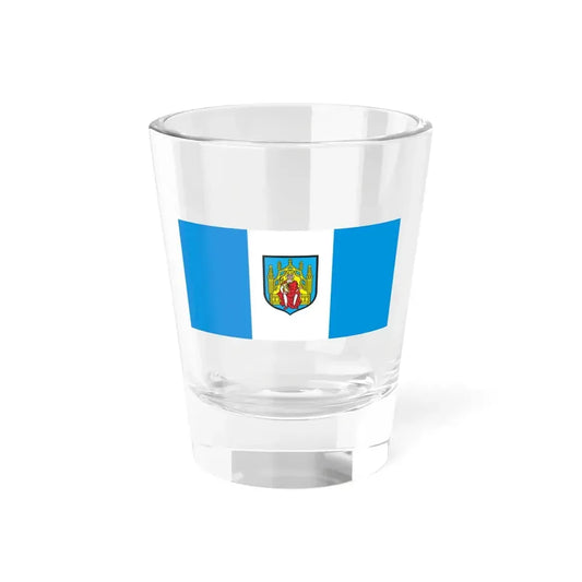 POL Grodzisk Wielkopolski flag (Poland) Shot Glass 1.5oz 1.5oz - Go Mug Yourself