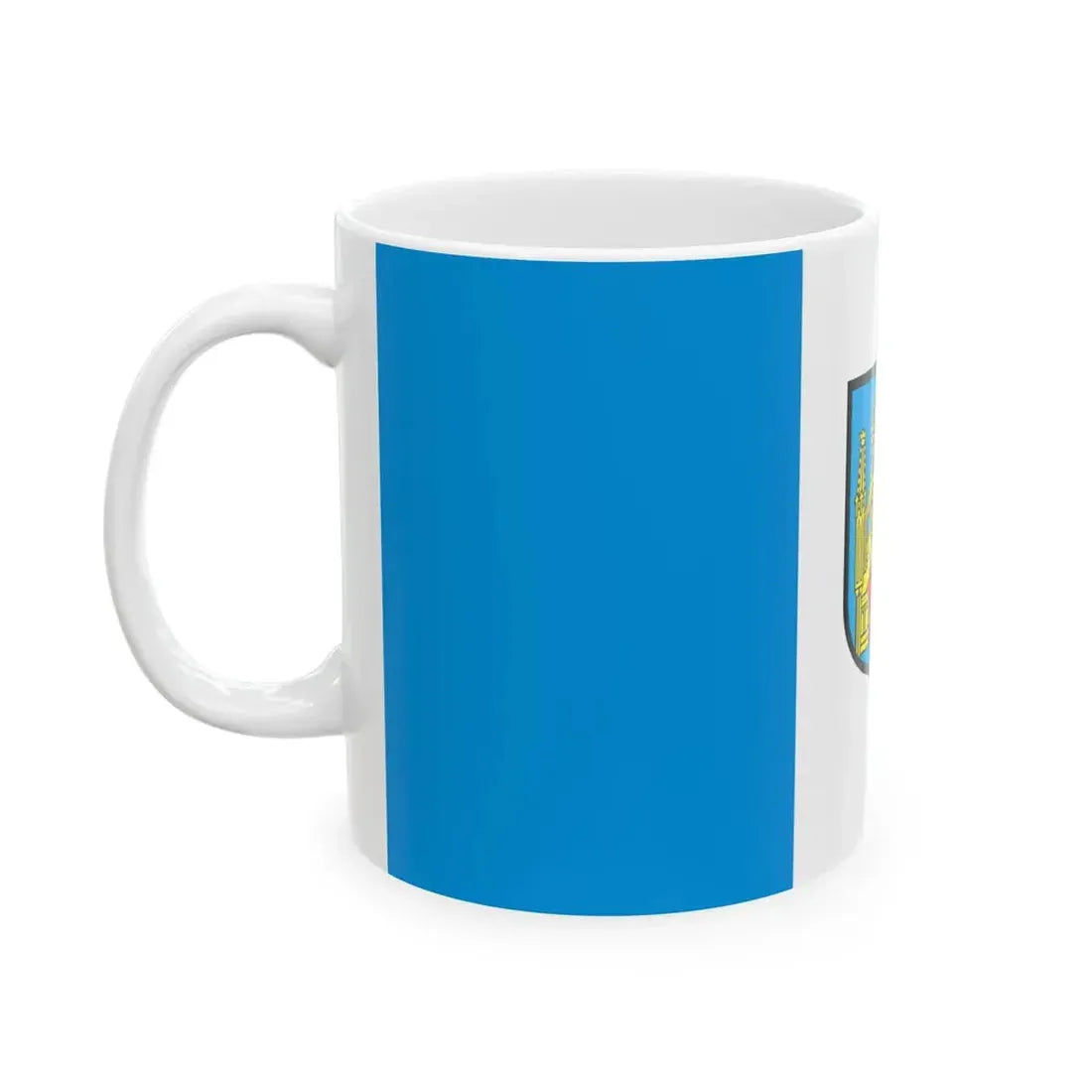 POL Grodzisk Wielkopolski flag (Poland) White Coffee Mug - Go Mug Yourself