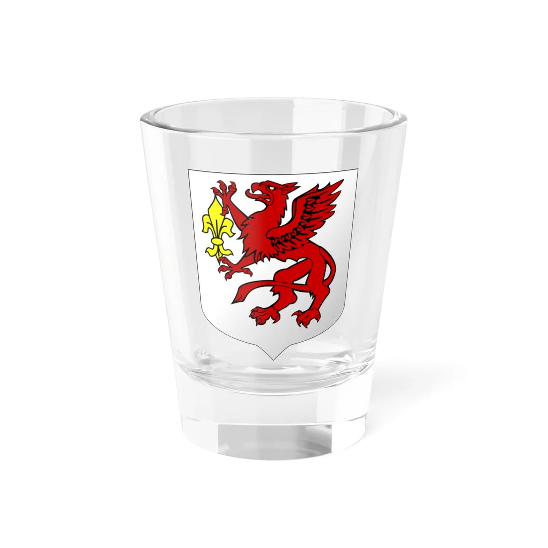 POL Gryfice COA by Shazz (Poland) (Coat of Arms) Shot Glass 1.5oz 1.5oz - Go Mug Yourself