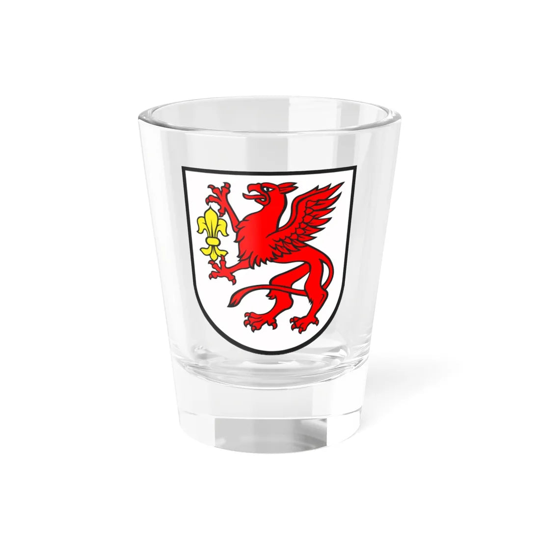 POL Gryfice COA (Poland) (Coat of Arms) Shot Glass 1.5oz 1.5oz - Go Mug Yourself