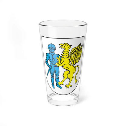POL Gryfów Śląski COA (Poland) (Coat of Arms) Pint Glass 16oz 16oz - Go Mug Yourself