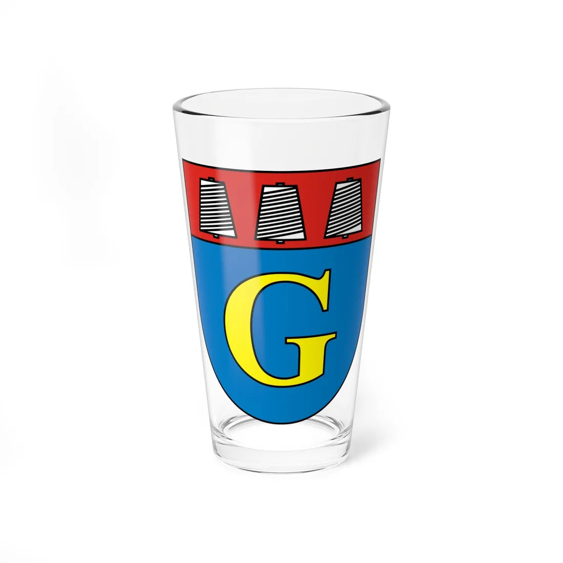 POL Głuszyca COA (Poland) (Coat of Arms) Pint Glass 16oz 16oz - Go Mug Yourself