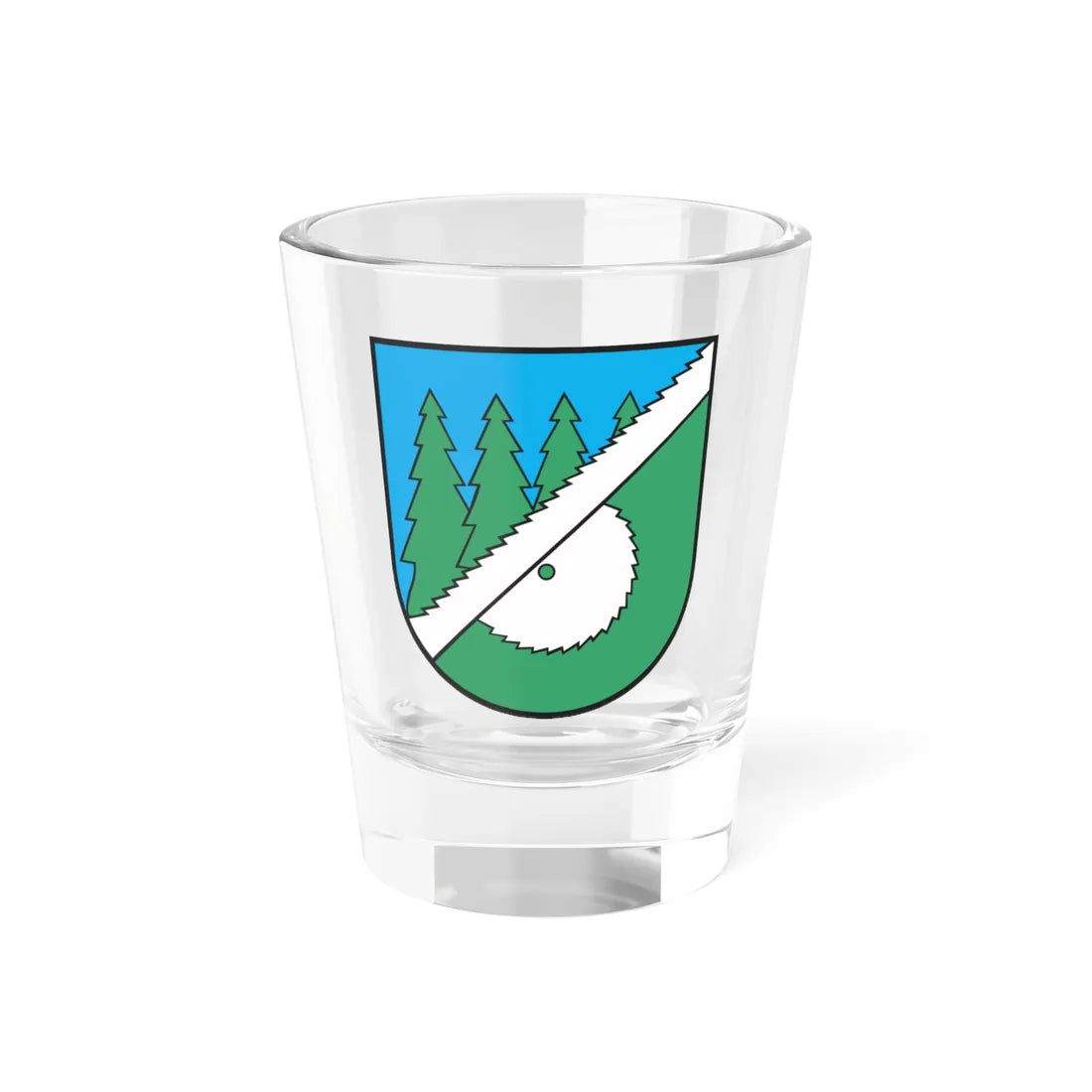 POL Hajnówka COA (Poland) (Coat of Arms) Shot Glass 1.5oz 1.5oz - Go Mug Yourself
