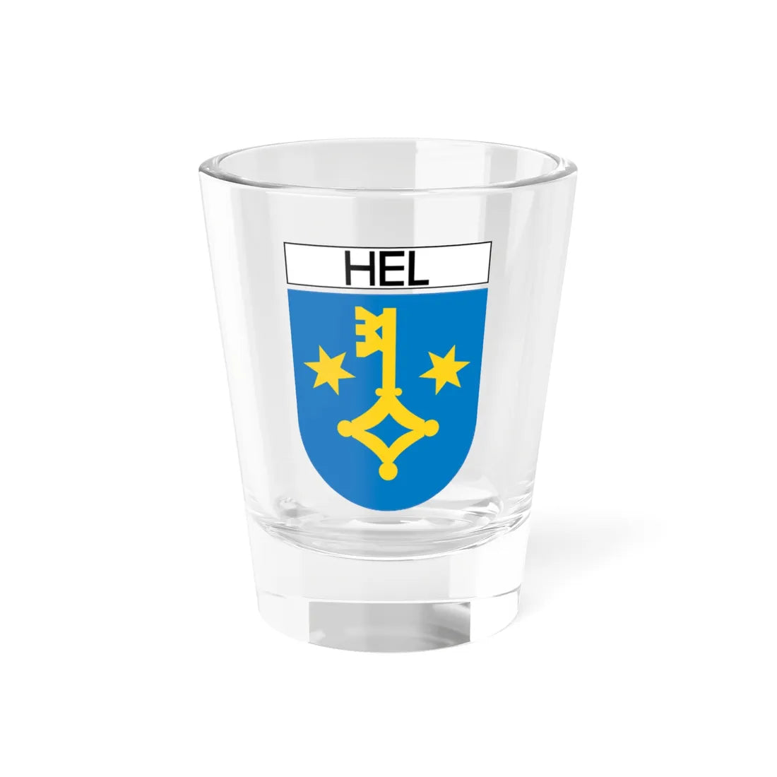 POL Hel COA (Poland) (Coat of Arms) Shot Glass 1.5oz 1.5oz - Go Mug Yourself