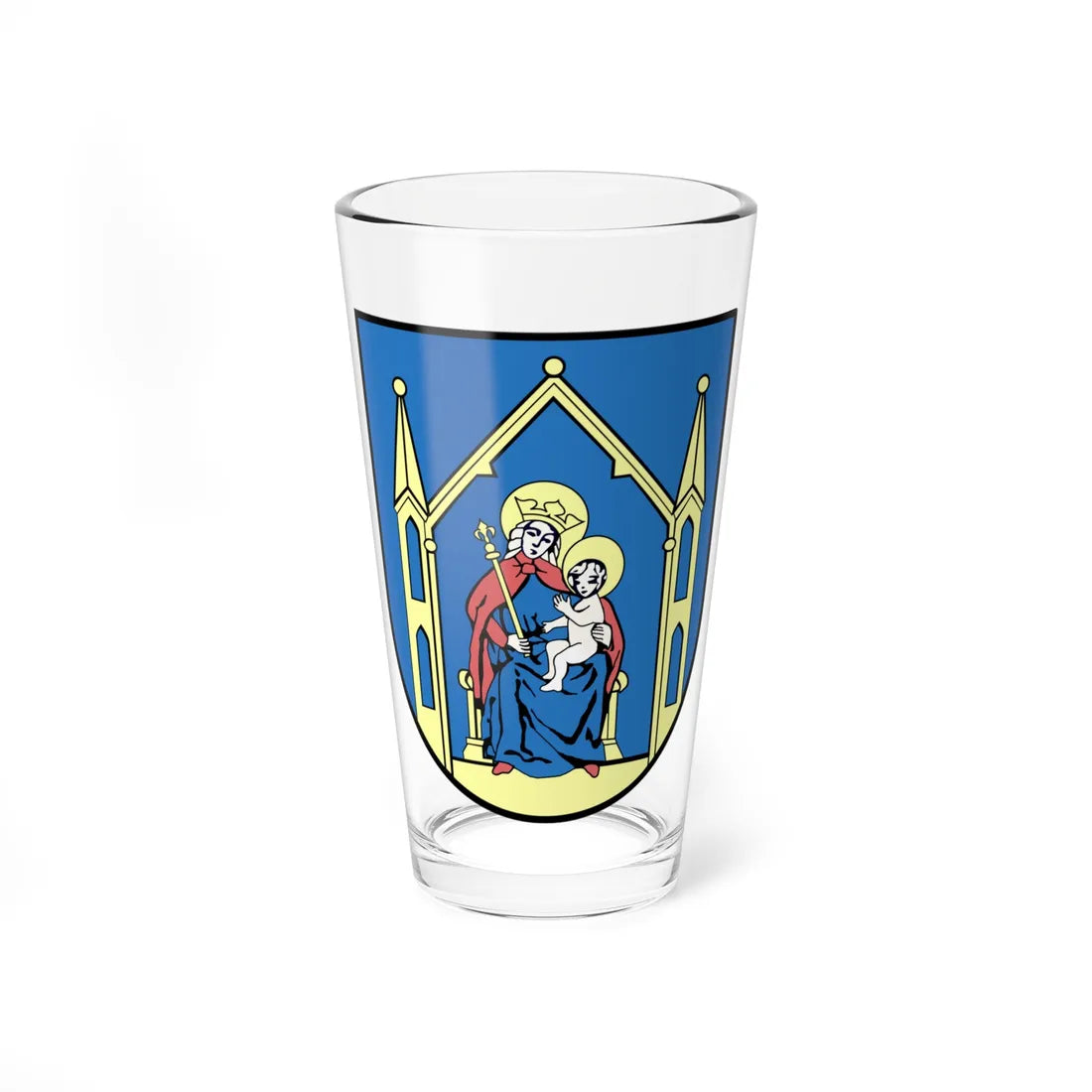POL Iława COA (Poland) (Coat of Arms) Pint Glass 16oz 16oz - Go Mug Yourself