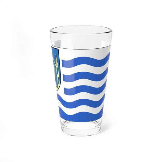 POL Iława flag (Poland) Pint Glass 16oz 16oz - Go Mug Yourself