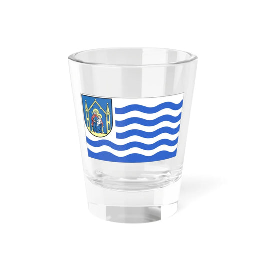 POL Iława flag (Poland) Shot Glass 1.5oz 1.5oz - Go Mug Yourself