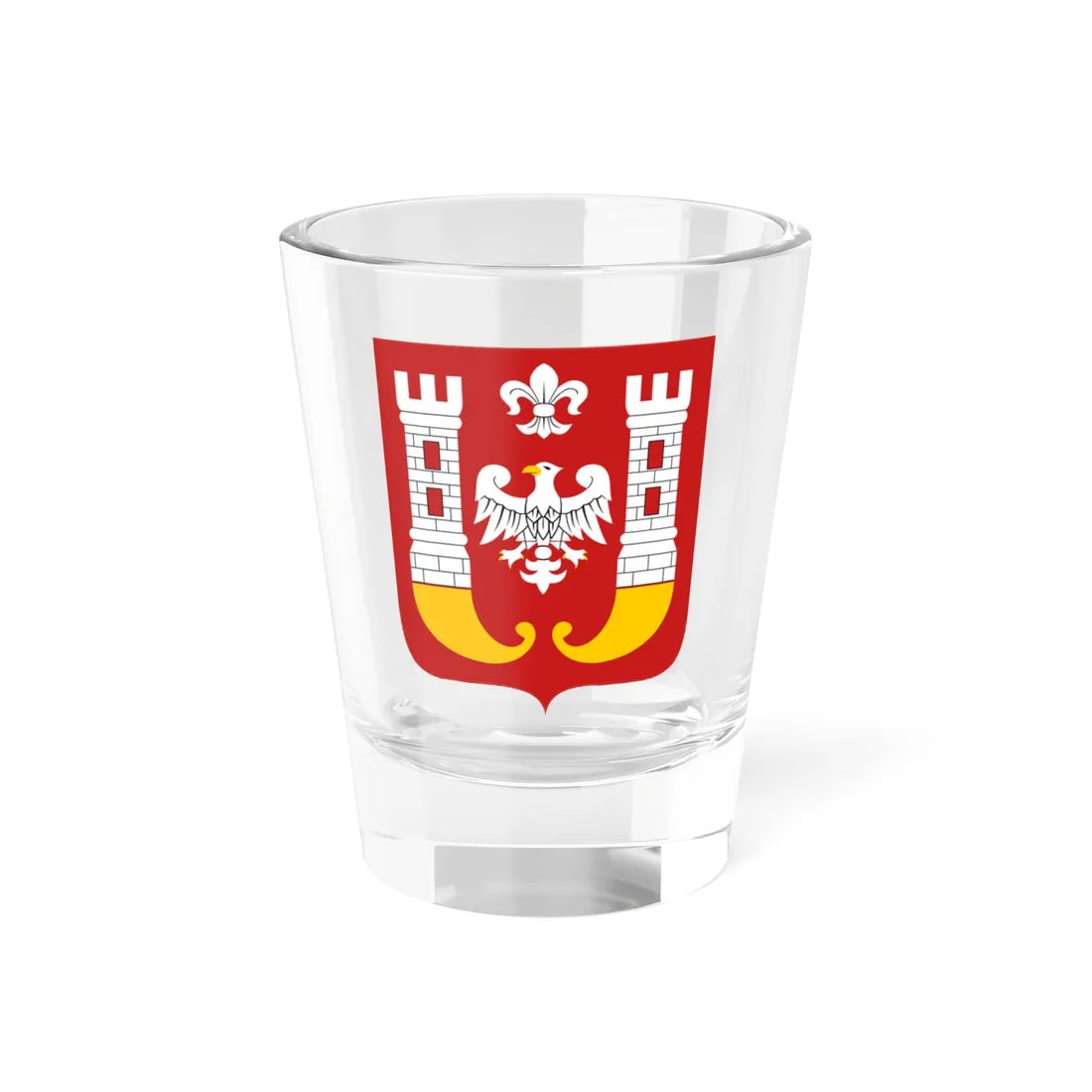 POL Inowrocław COA (Poland) (Coat of Arms) Shot Glass 1.5oz 1.5oz - Go Mug Yourself