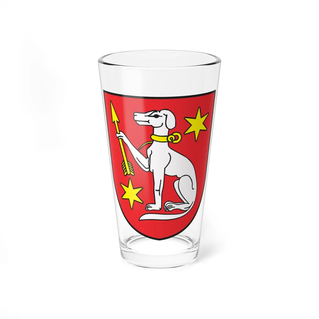 POL Iłowa COA (Poland) (Coat of Arms) Pint Glass 16oz 16oz - Go Mug Yourself