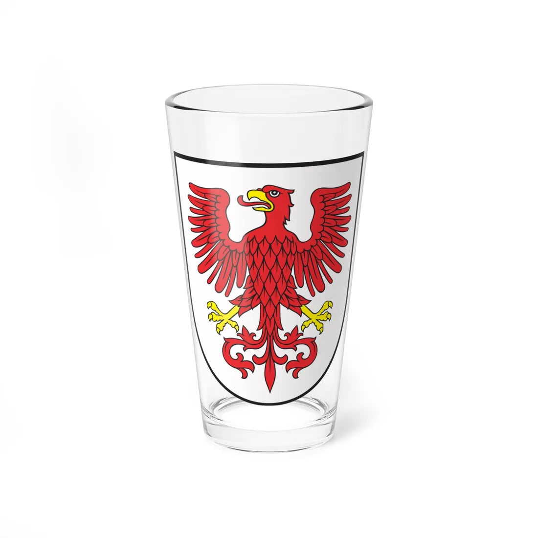 POL Ińsko COA (Poland) (Coat of Arms) Pint Glass 16oz 16oz - Go Mug Yourself