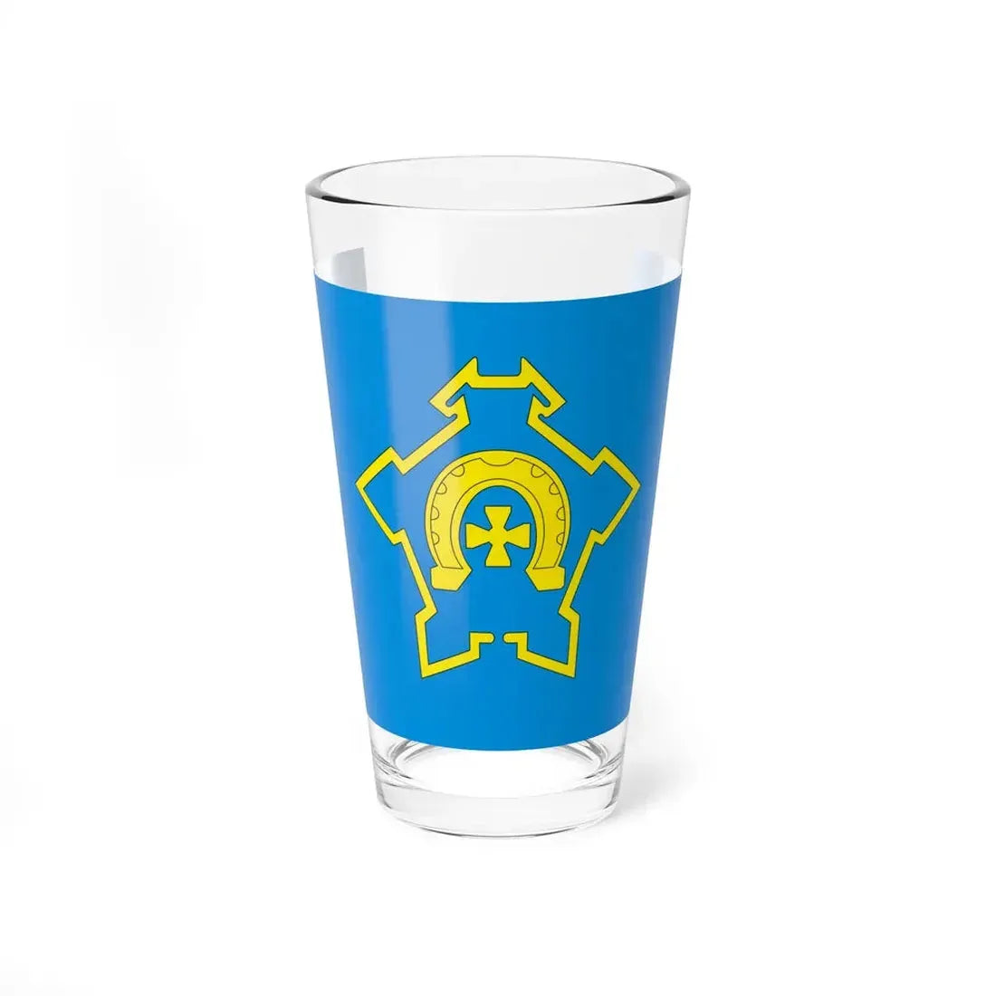 POL Iwaniska flag (Poland) Pint Glass 16oz 16oz - Go Mug Yourself