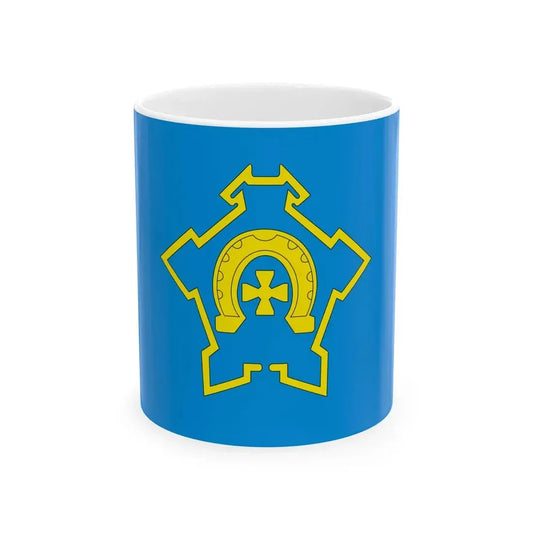 POL Iwaniska flag (Poland) White Coffee Mug 11oz - Go Mug Yourself