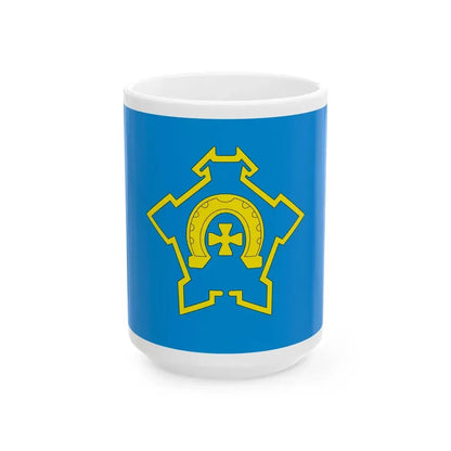 POL Iwaniska flag (Poland) White Coffee Mug 15oz - Go Mug Yourself