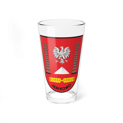 POL Janikowo COA (Poland) (Coat of Arms) Pint Glass 16oz 16oz - Go Mug Yourself