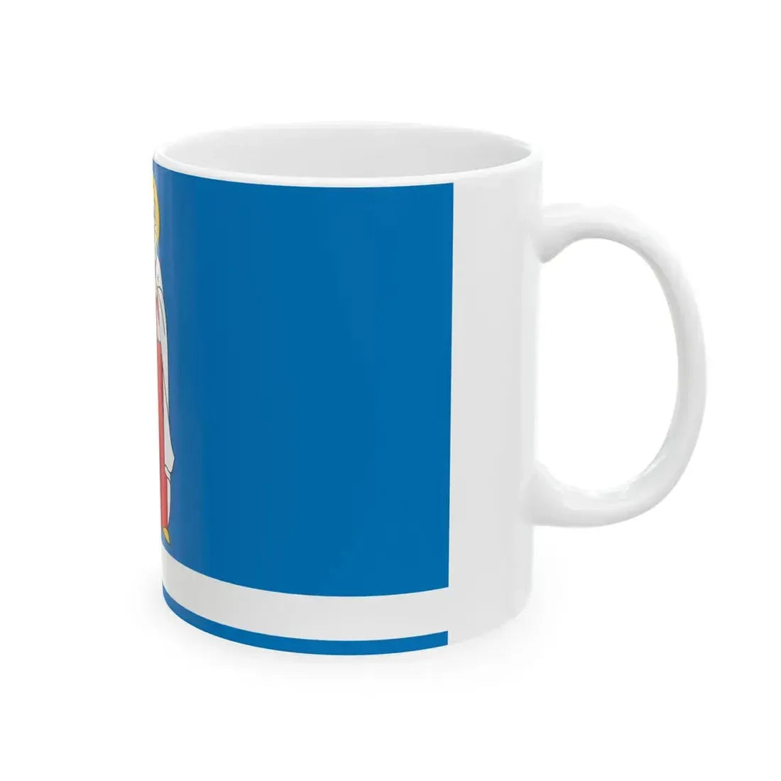POL Janow Lubelski flag (Poland) White Coffee Mug - Go Mug Yourself