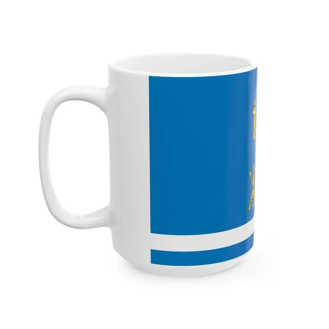 POL Janow Lubelski flag (Poland) White Coffee Mug - Go Mug Yourself