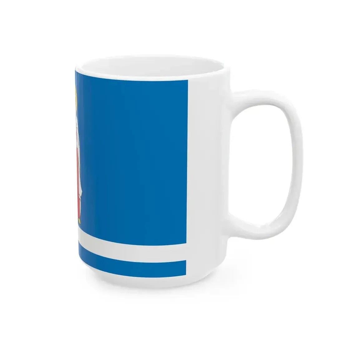 POL Janow Lubelski flag (Poland) White Coffee Mug - Go Mug Yourself