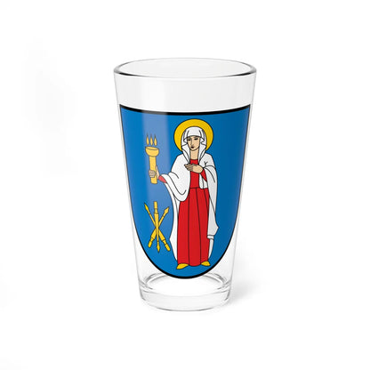 POL Janów Lubelski COA (Poland) (Coat of Arms) Pint Glass 16oz 16oz - Go Mug Yourself