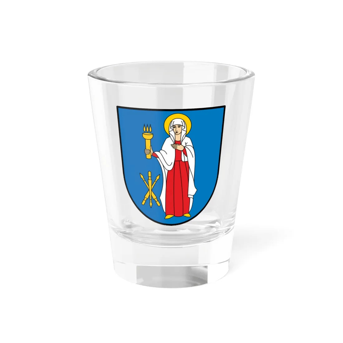 POL Janów Lubelski COA (Poland) (Coat of Arms) Shot Glass 1.5oz 1.5oz - Go Mug Yourself