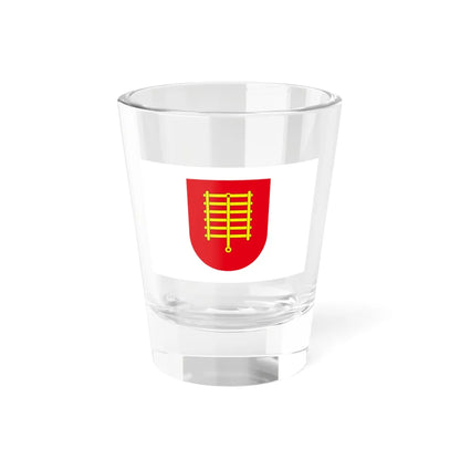 POL Jaraczewo flag (Poland) Shot Glass 1.5oz 1.5oz - Go Mug Yourself
