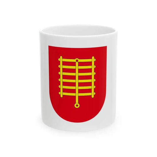 POL Jaraczewo flag (Poland) White Coffee Mug 11oz - Go Mug Yourself