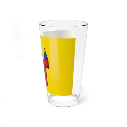 POL Jarocin flag (Poland) Pint Glass 16oz - Go Mug Yourself