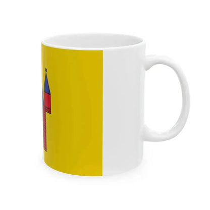 POL Jarocin flag (Poland) White Coffee Mug - Go Mug Yourself