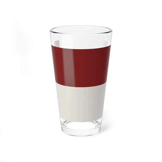 POL Jarosław flag (Poland) Pint Glass 16oz 16oz - Go Mug Yourself