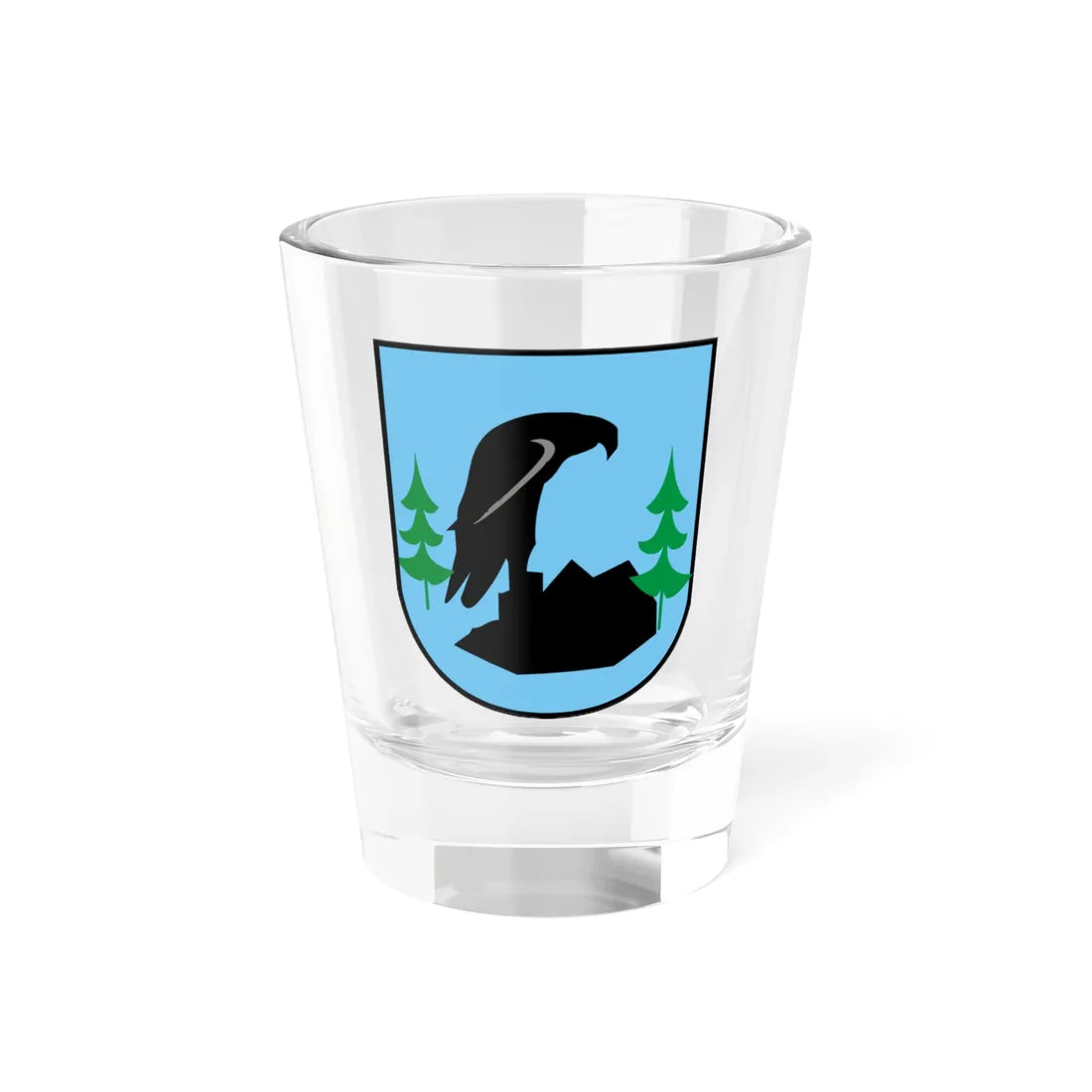 POL Jastrzębie-Zdrój old COA (Poland) (Coat of Arms) Shot Glass 1.5oz 1.5oz - Go Mug Yourself
