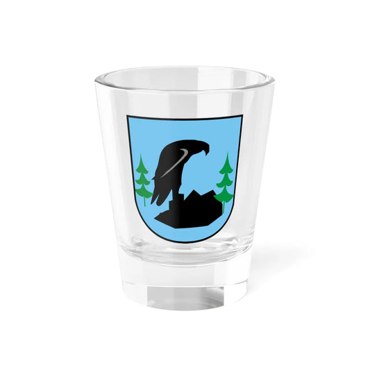 POL Jastrzębie-Zdrój old COA (Poland) (Coat of Arms) Shot Glass 1.5oz 1.5oz - Go Mug Yourself