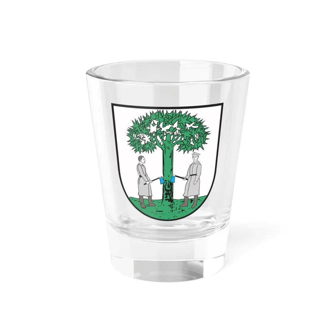 POL Jaworzno COA old (Poland) (Coat of Arms) Shot Glass 1.5oz 1.5oz - Go Mug Yourself