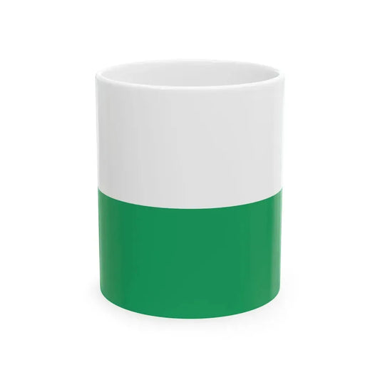 POL Jaworzno flag (Poland) White Coffee Mug 11oz - Go Mug Yourself