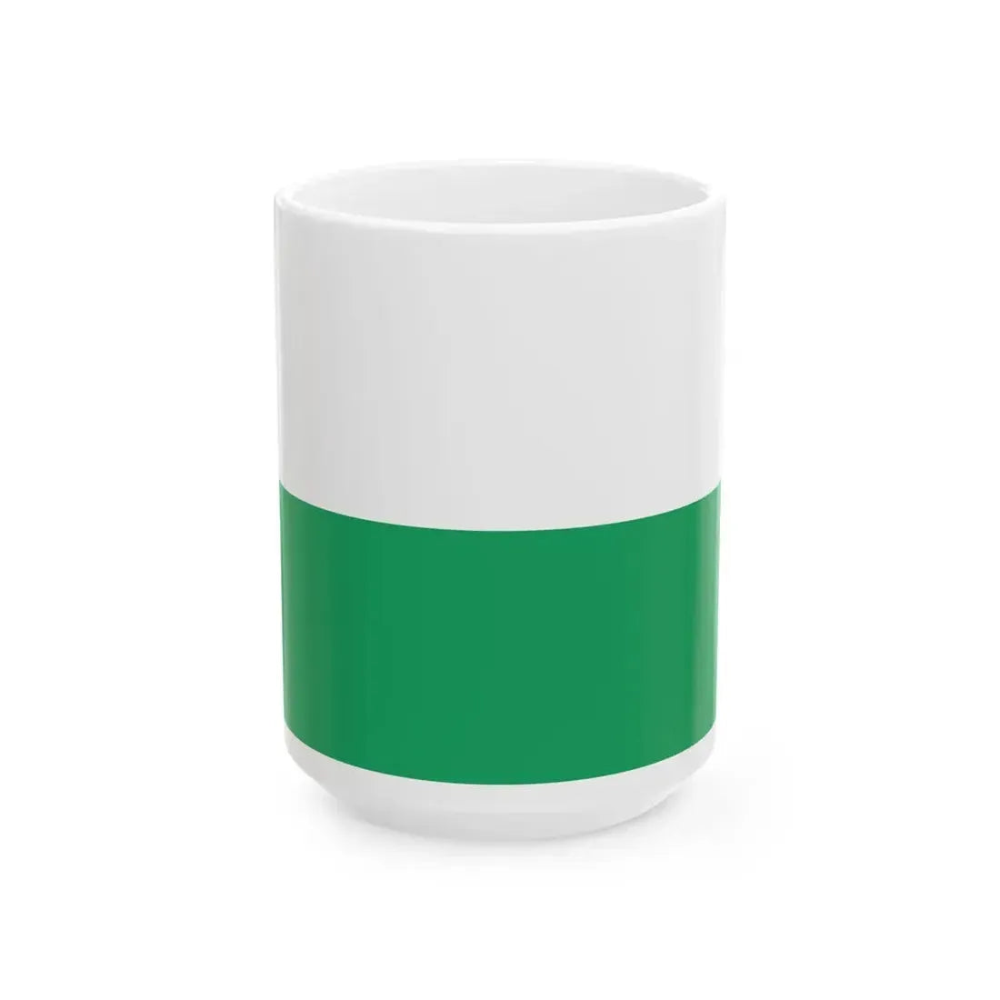 POL Jaworzno flag (Poland) White Coffee Mug 15oz - Go Mug Yourself