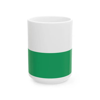POL Jaworzno flag (Poland) White Coffee Mug 15oz - Go Mug Yourself