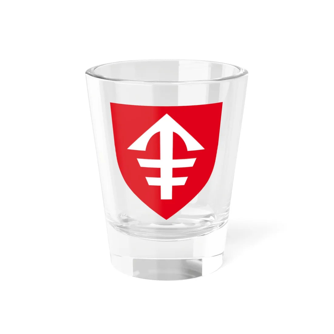 POL Jędrzejów COA (Poland) (Coat of Arms) Shot Glass 1.5oz 1.5oz - Go Mug Yourself