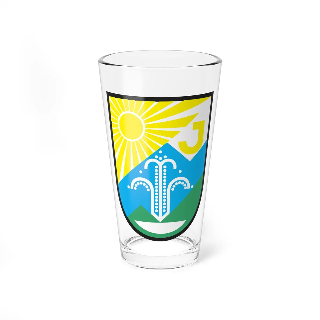 POL Jedlina Zdrój COA (Poland) (Coat of Arms) Pint Glass 16oz 16oz - Go Mug Yourself
