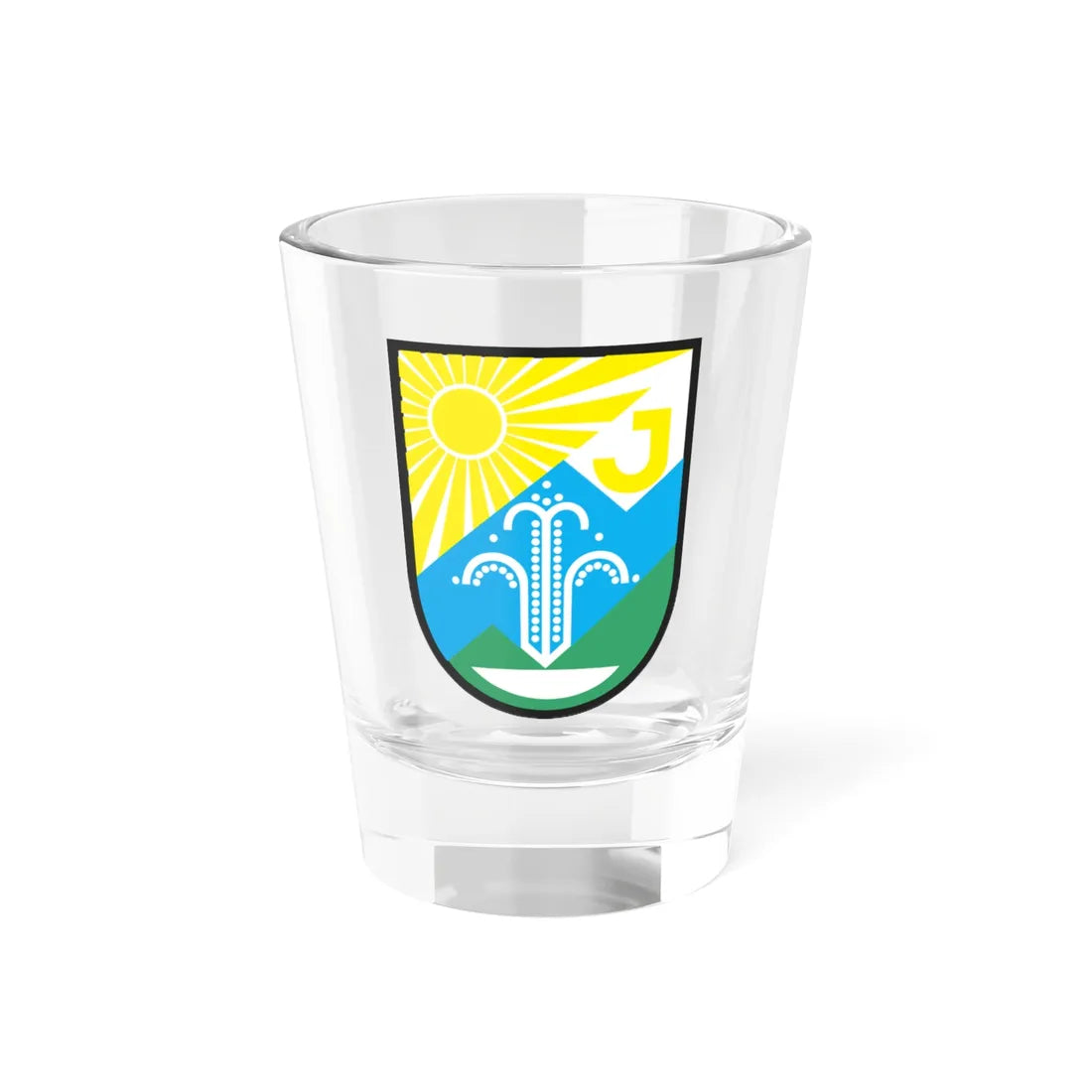 POL Jedlina Zdrój COA (Poland) (Coat of Arms) Shot Glass 1.5oz 1.5oz - Go Mug Yourself