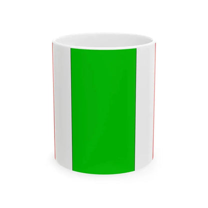 POL Jedlina-Zdroj flag (Poland) White Coffee Mug 11oz - Go Mug Yourself