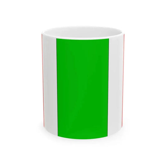 POL Jedlina-Zdroj flag (Poland) White Coffee Mug 11oz - Go Mug Yourself