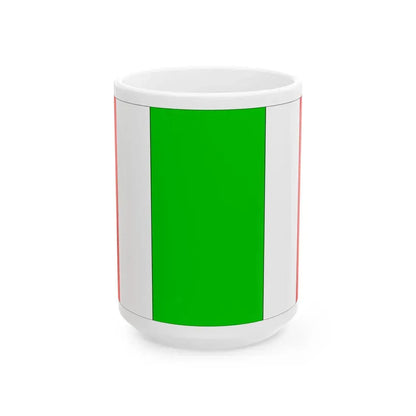 POL Jedlina-Zdroj flag (Poland) White Coffee Mug 15oz - Go Mug Yourself