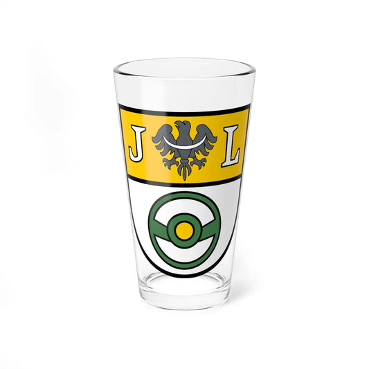 POL Jelcz-Laskowice COA (Poland) (Coat of Arms) Pint Glass 16oz 16oz - Go Mug Yourself