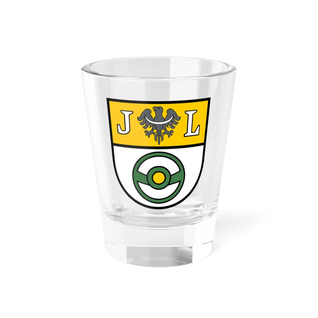 POL Jelcz-Laskowice COA (Poland) (Coat of Arms) Shot Glass 1.5oz 1.5oz - Go Mug Yourself