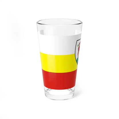 POL Jelenia Gora flag (Poland) Pint Glass 16oz 16oz - Go Mug Yourself